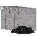 Nature Fresh Air Purifying Bags | 5 Pack - Large 200g | All Natural Air Freshener | Charcoal Odor Eliminator and Moisture Absorber | Deodorizer for Pet, Car, Closet and Room | By OLIVIA & AIDEN