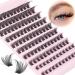 Lash Clusters 120pcs Cluster Lashes 8-16mm Wispy Individual Lashes Extensions Natural Look Lashes D Curl Fluffy Cluster Lashes DIY Eyelash Extension by Focipeysa A03 8mm-16mm