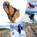Ice Snow Grips Traction Cleats for Shoes & Boots - Anti-Slip Crampons with 11 Studs - S, M, L, XL (Men 5-8/ Women 7-10) - Buy Online on SooperMarket.com