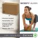 Gaiam Cork Yoga Brick Block - Eco-Friendly Accessory for Yoga Practice - Buy Online on SooperMarket.com