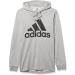 adidas Men's Essentials Logo Hoodie X-Large Tall - Medium Grey Heather/Black - Buy Online on SooperMarket.com