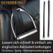 High-Quality Black Leather Horse Delini Stirrup Straps for English Saddles - 130cm to 160cm Length (150cm Option) - Buy Online on SooperMarket.com