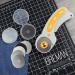 WA Portman 45mm Rotary Cutter Set with Safety Lock and 5 SKS-7 Steel Blades - Sewing Fabric Cutter Wheel Kit - Buy Online on SooperMarket.com
