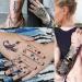 VANTATY 54 Sheets Large Watercolor Temporary Tattoos - Tribal Wolf Lion Tiger Owl Flower Designs for Men and Women - Long Lasting Fake Tattoos for Thigh, Arm, and Chest - Buy Online on SooperMarket.com