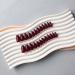 Dark Red Press On Nails - Medium Short Square & Ballerina Coffin Shape | 24 PCS Glossy Acrylic Fake Nails | Xcreando Spring Summer Collection - Buy Online on SooperMarket.com