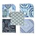 1 Ply Moroccan Tile Flannel Washable Lunchbox Napkins 12x12 inches - 5 Pack - Buy Online on SooperMarket.com