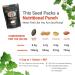 Dark Chocolate & Sea Salt Pumpkin Seeds | Premium Select Line by Superseedz | Vegan, Keto, Whole 30 | 7g Plant Based Protein | Nut & Gluten Free | Made in USA | 4oz x 6 Pack - Buy Online on SooperMarket.com