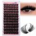 Focipeysa Fluffy Lash Clusters 100D | 10-18mm Individual D Curl Eyelash Extensions | DIY Lash Kit for Beginners | International Shipping Available - Buy Online on SooperMarket.com