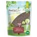 Organic Black Chia Seeds, 5 Pounds  Non-GMO, Whole, Sproutable, Vegan, Kosher, Keto, Sirtfood, Bulk. Rich in Essential Fatty Acids, Fiber, Protein. Great For Chia Pudding, Smoothie, Oatmeal. Organic 5 Pound (Pack of 1)