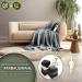 Sinnlein Heating Ceiling - T V S d GS Checked 160x120cm Electrical Thermal Blanket with Timer 9 Heat Levels Washable Digital Display - Cuddly Light Gray Cover - Buy Online on SooperMarket.com