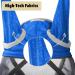 Harrison Howard Pro Luminous Horse Fly Mask Standard with Ears UV Protection - Large Full Size, Signature Blue - Buy Online on SooperMarket.com
