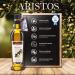 Olive Oil Gift Set | Premium Greek Cold Pressed Koroneiki | ARISTOS Gift Bag with Viewing Window - Buy Online on SooperMarket.com
