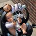 Nuby 89075 Animal Adventures Interactive Sensory Toy - Birth Suitable Spiral Stroller Activity - International Shipping Available - Buy Online on SooperMarket.com