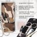 Three Swords Capri Nail Care Set - 4 Pcs Manicure & Pedicure Kit in Camouflage Synthetic Leather - Buy Online on SooperMarket.com