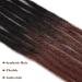 10PC No LIFE 50cm Black to Ginger Red Dreadlock Extensions | Synthetic Dreadlock Accessories for Men & Women | Jamaican Punk Hip-Hop Reggae Hair Wigs - Buy Online on SooperMarket.com