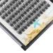 Large Tray- 120 Clusters Mixed D Curl False Eyelashes Makeup DIY Extensions (10-12-14-16mm) - Buy Online on SooperMarket.com