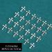 30Pcs Silver Pearl Cross Nail Charms - Antique Style Rhinestones for Women's DIY Nail Art - Buy Online on SooperMarket.com