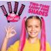 Blue Squid Hair Chalk Combs for Girls - Vibrant Temporary Hair Color, Washable Dye, Teenage Girl Gifts - CandyPinks (4pcs) - Buy Online on SooperMarket.com