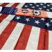 USA Soccer Scarf & Flag Set with Bracelet - Patriotic Red, White, and Blue Kit - Buy Online on SooperMarket.com