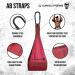 Gymreapers Hanging Ab Straps - Padded Arm Supports for Core Strength & Abdominal Training - Buy Online on SooperMarket.com
