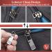 Universal Metal Zipper Pull Replacement Sliders 4PCS - Repair Kit for Suitcases, Backpacks, Wallets - Fixer for Luggage, Jackets, Coats - Buy Online on SooperMarket.com