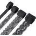 4 Rolls Vintage Floral Lace Ribbon 24 Yards - Wide Black Tulle Trim for DIY Crafts & Sewing - Buy Online on SooperMarket.com