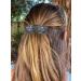 Water Lily Hand Crafted Metal Barrette | Medium 70mm Clip | Made in USA by Oberon Design - Buy Online on SooperMarket.com