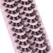 Dramatic D Curl 100 pcs Fluffy Mink Lash Clusters - DIY False Eyelashes by EYDEVRO - Buy Online on SooperMarket.com