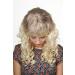 WIG ME UP - Lady's Sexy Ombre Brown Wig with Platinum Tips Curls & Bangs - 55 cm | Shop Now for International Shipping! - Buy Online on SooperMarket.com