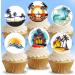 24 x Pre-Cut Travel Holiday 1 Edible Stand up Wafer/Rice Paper Cupcake Cake Toppers Birthday Party Beach Decorations (Summer Style 1) - Buy Online on SooperMarket.com