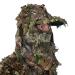 QuikCamo Mossy Oak Camo Hat with Built-in 3D Leafy Face Mask, Turkey Hunting Gear (Adjustable Velcro Closure) Nwtf Mossy Oak Obsession Leafy Camo