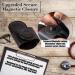 Stethoscope Holder Hip Clip with Secure Magnetic Closure - Fits All Brands, Includes Replacement Ear Tips (Black) - Buy Online on SooperMarket.com