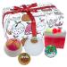 Bomb Cosmetics Figgy Pudding Handmade Wrapped Bath and Body Gift Pack Contains 5 Pieces 500g