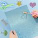 BigOtters Glitter Cardstock Paper - 40 Sheets Premium Craft Cardstock with Scissors - 20 Colors 250GSM - Ideal for Gift Wrapping, Scrapbooking, and Party Decor - Buy Online on SooperMarket.com