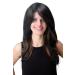 WIG ME UP - ZL172-2H30 wig ladies wig long straight voluminous dark brown rust brown brown streaked