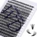 Individual Lashes 300PCS Cluster Lashes Extension CC Curl 40D 0.07mm 8-16mm Mixed Lash Clusters Wide Stem Individual Eyelashes Clusters DIY Eyelashes Extensions at Home(Cluster-40D-0.07-CC-MIX8-16) RR-8-16mm Cluster Lashes-40D-0.07-CC