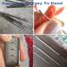 Large-Eye Blunt Needles - Stainless Steel Yarn Knitting Sewing Crafting Weaving Needles (9 Pieces) - Buy Online on SooperMarket.com