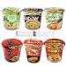 Ramen Noodles Nongshim 6 Flavor Variety Cup Noodle Combo - Shin Udon Soon Soon Kimchi Neoguri Shrimp - Total 6 pack (75g cup ea) - Spicy Ramen Noodles Soup Asian Korean Food Nongshim Cup Noodle