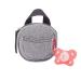 Skip Hop Pacifier Holder Grab & Go - Heather Grey | Buy Online Now - Buy Online on SooperMarket.com
