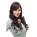 Buy Women's Long Wavy Brown Mahogany Wig | H3101-2T33 | Curly Style International Shipping - Buy Online on SooperMarket.com