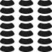 140 Pairs Black Eye Sticker Sports Glitter Eye Black Strips Adhesive Sticker for Baseball Softball Football Sports Occasion