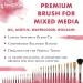 Princeton Velvetouch 3950 Paint Brush - Petal 10 for Acrylic, Oil, and Watercolor - Buy Online on SooperMarket.com