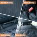 Peticon Waterproof Dog Car Seat Cover with Mesh Window - Nonslip, Scratchproof Hammock for Backseat - Fits Cars, Trucks, SUVs, Jeeps - Black - Buy Online on SooperMarket.com