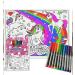 Splat Planet Unicorn Toddler Placemat with 10 Washable Magic Pens - Non-Toxic Color & Wash Out Mat - Buy Online on SooperMarket.com