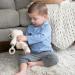 Ingenuity Nate the Teddy Bear Travel Activity Toy - Soft Plush with Wooden Teethers | For Newborns & Up - Buy Online on SooperMarket.com