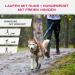 LASALINE Canicross Belly Belt - Comfortable Dog Leash Trekking Belt in Black & Neon Pink | Ideal for Outdoor Adventures - Buy Online on SooperMarket.com