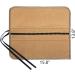 Denifiter Waxed Canvas Roll-up Pencil Bag  Heavy Duty Artist Paint Brushes Organize Pouch (Khaki) - Buy Online on SooperMarket.com