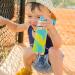 Pura Sport Mini Bottle 11oz w/Sleeve & Silicone Big Mouth Top - Stainless Steel Leak-Proof for Kids - Monster Design - Buy Online on SooperMarket.com