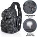 PLUSINNO Fishing Backpack Tackle Bag with Rod Holder - Water-Resistant, Ideal Fishing Gifts for Men - Large Black Camo (16.5*10.5*5.5inch) - Buy Online on SooperMarket.com