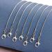 Forise 1.2mm Silver Plated Snake Necklace Chains - 24 Pcs, 18 Inch for Jewelry Making - Buy Online on SooperMarket.com